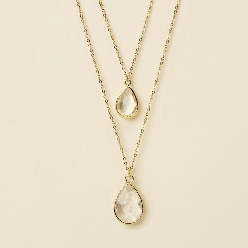 Collier Syra cristal serti...