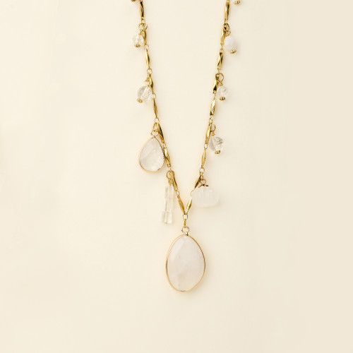 Collier Saly goutte cristal...