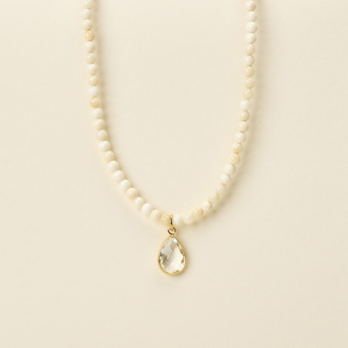 Collier Suri jaspe 4mm goutte