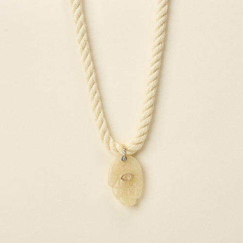 Collier Suzy main sertie