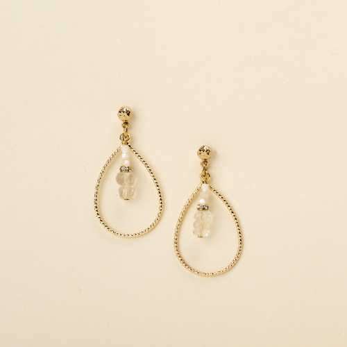 Boucle d'oreilles Taya cristal