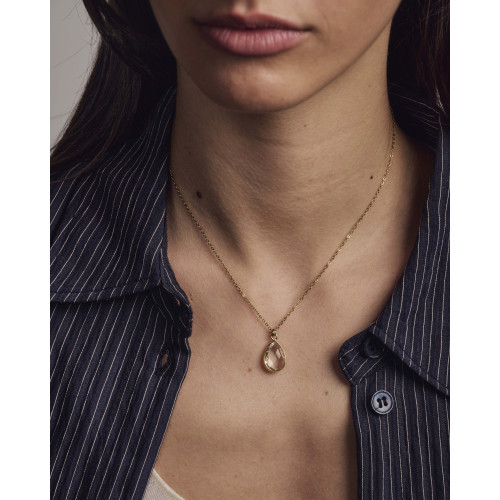 Collier Sami goutte sertie