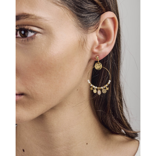 Boucle d'oreilles Tria navette