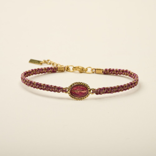 Bracelet Lola rose foncé