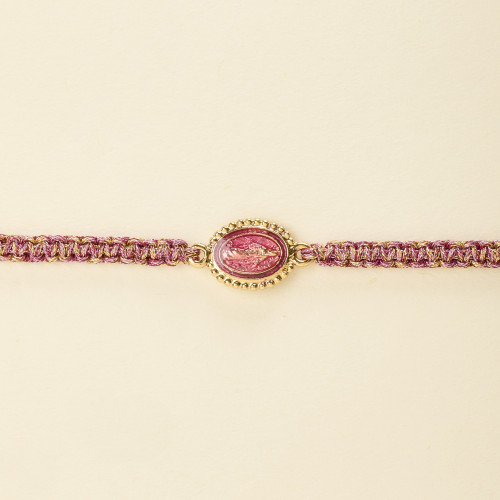 Bracelet Lola rose foncé
