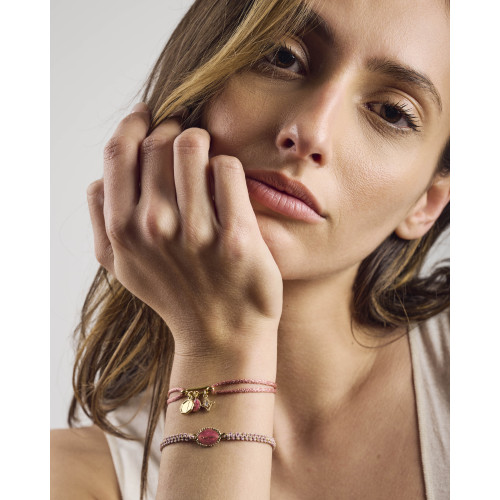 Bracelet Lola rose foncé
