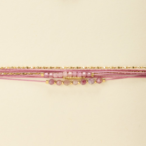 Bracelet Baya tube strié