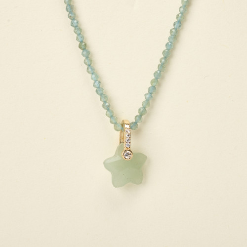 Collier Amie apatite ronde