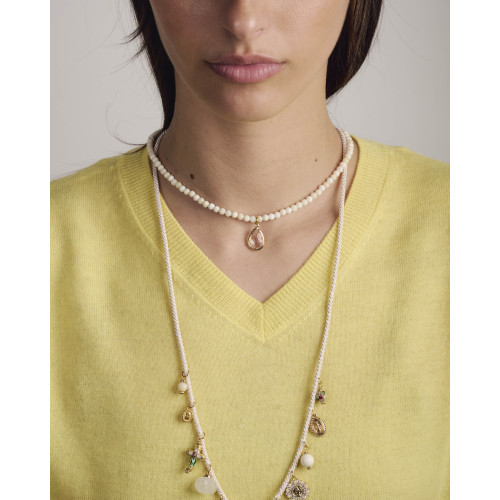 Collier Suri jaspe 4mm goutte