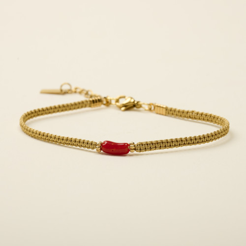 Bracelet Reva corail perle...