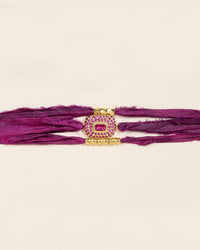 Bracelet soie Aina
