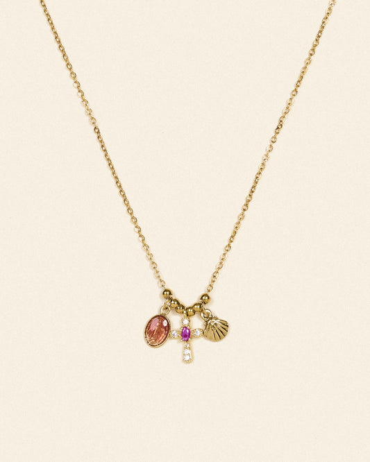 Collier Honi terracotta