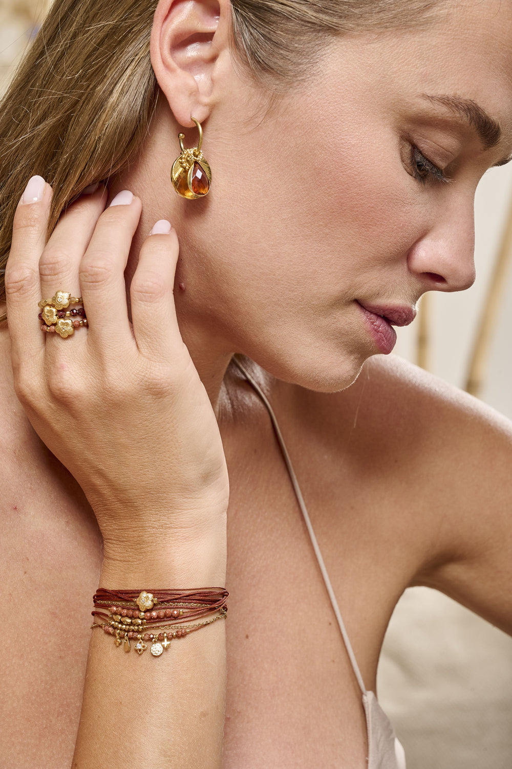 Bracelet multitours Aven